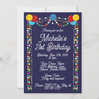 Invitation d'anniversaire étape importante