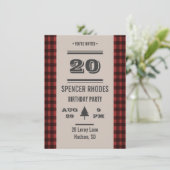 Invitation d'anniversaire exécutée (Debout devant)