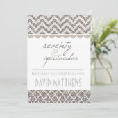 Invitation d'anniversaire extraordinaire et d'arge (Debout devant)