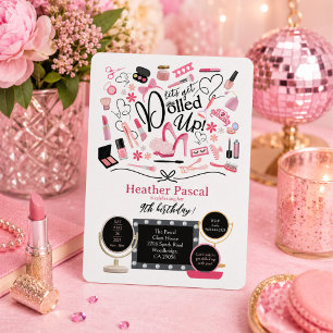 Invitation d'anniversaire : Faisons-nous belles