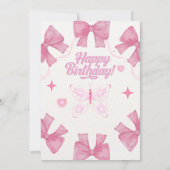 Invitation d'anniversaire - Faites votre fête (Dos)