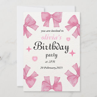 Invitation d'anniversaire - Faites votre fête