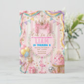 Invitation d'anniversaire Fancy Nancy | Princesse (Debout devant)