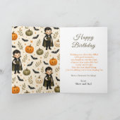 Invitation d'anniversaire Fang‑tastic Four (Intérieur)
