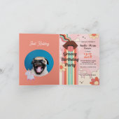 Invitation d'anniversaire farce, Amour de licorne, (Intérieur)