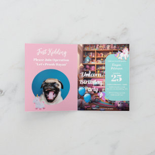 Invitation d'anniversaire farceuse, Amour de Licor