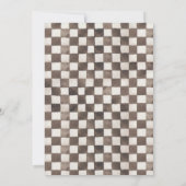 Invitation d'anniversaire Fast ONE | Course Jeudi (Dos)