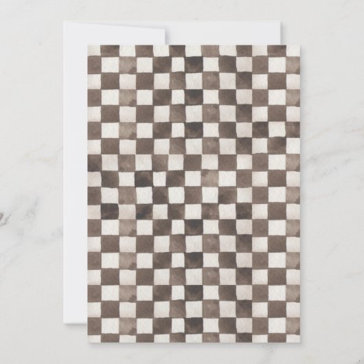 Invitation d'anniversaire Fast ONE | Course Jeudi (Dos)