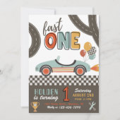 Invitation d'anniversaire Fast ONE | Invitation de (Devant)