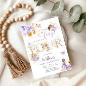 Invitation d'anniversaire Fée Fille