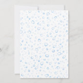 Invitation d'anniversaire fée modifiable (Dos)