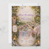 Invitation d'anniversaire Fée pour tout âge (Devant)