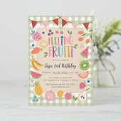 Invitation d'anniversaire Feeling Fruitti (Debout devant)