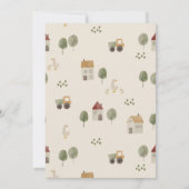 Invitation d'anniversaire ferme et animaux (Dos)