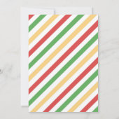 Invitation d'anniversaire fête de pizza (Dos)