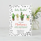 Invitation d'anniversaire Fiesta (Debout devant)