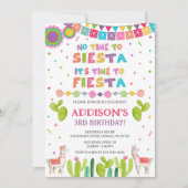 Invitation d'anniversaire Fiesta (Devant)