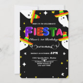 Invitation d'anniversaire Fiesta Chalkboard mexica (Devant)