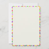 Invitation d'anniversaire Fiesta Chalkboard mexica (Dos)