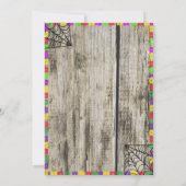 Invitation d'anniversaire Fiesta Chalkboard mexica (Dos)