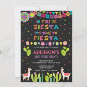 Invitation d'anniversaire Fiesta | Invitation de f (Devant)
