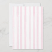 Invitation d'anniversaire fille arc-en-ciel rose C (Dos)