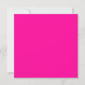 Invitation d'anniversaire fille coeurs pop couleur (Dos)