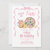 Invitation d'anniversaire Fille de la Limonade et (Devant)