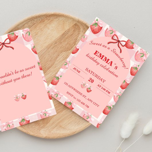 Invitation d'anniversaire Fille | Douce comme une