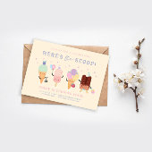 Invitation d'anniversaire fille glace, Cônes de gl