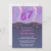 Invitation d'anniversaire Fille « J'avais 6 ans, m (Devant)