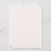 Invitation d'anniversaire Fleur Papillon Poney Ray (Dos)