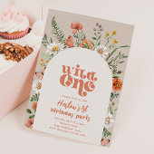 Invitation d'anniversaire fleur sauvage | Fleur sa