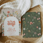 Invitation d'anniversaire fleur sauvage | Fleur sa