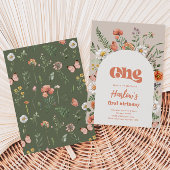 Invitation d'anniversaire fleur sauvage | Fleur sa