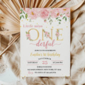 Invitation d'Anniversaire Floral