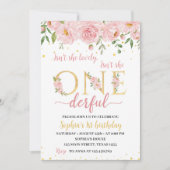 Invitation d'Anniversaire Floral (Devant)