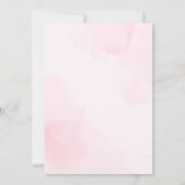 Invitation d'anniversaire Floral Bow (Dos)