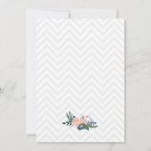 Invitation d'anniversaire Floral Envy (Dos)