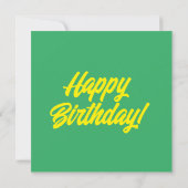 Invitation d'anniversaire floral tropical personna (Dos)