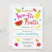 Invitation d'anniversaire Frutti à deux tti | Anni (Devant)