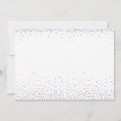 Invitation d'anniversaire Fun Girl (Dos)