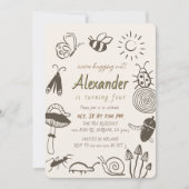 Invitation d'anniversaire garçon Bugs Critters Ins (Devant)