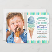 Invitation d'anniversaire garçon pour tout âge - I (Devant)