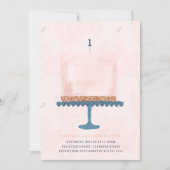 INVITATION D'ANNIVERSAIRE - GÂTEAU ET BOÎTE (Devant)