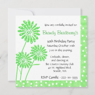 Invitation d'anniversaire géant