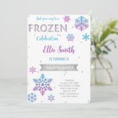 Invitation d'anniversaire gelé (Debout devant)