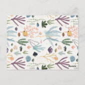 Invitation d'anniversaire genre neutre Sous l'océa (Dos)