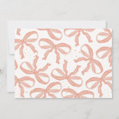 Invitation d'anniversaire Girly Ballerina (Dos)