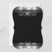 Invitation d'anniversaire gothique sombre (Dos)